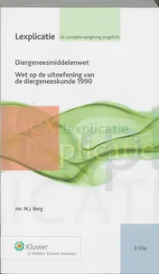 Omslag van Diergeneesmiddelenwet