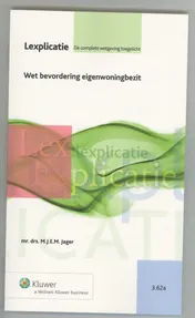 Omslag van Wet bevordering eigenwoningbezit