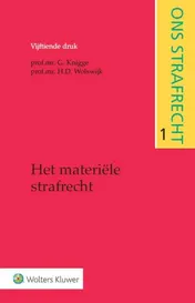 Omslag van Het materiële strafrecht