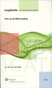 Omslag van Wet op de lijkbezorging
