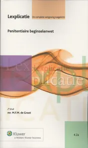 Omslag van Penitentiaire beginselenwet