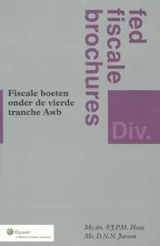 Omslag van Fiscale boeten onder de 4e tranche AWB