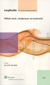 Omslag van Militair straf-, strafproces- en tuchtrecht