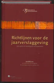 Omslag van Richtlijnen voor de jaarverslaggeving