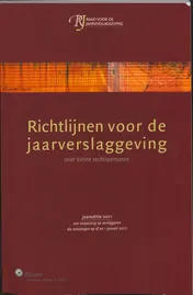 Omslag van Richtlijnen voor de jaarverslaggeving