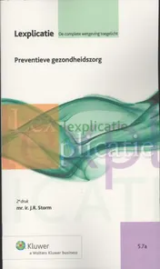 Omslag van Preventieve gezondheidszorg