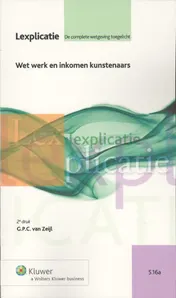 Omslag van Wet werk en inkomen kunstenaars