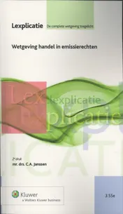 Omslag van Wetgeving handel in emissierechten