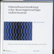 Omslag van Openbaarmaking van koersgevoelige informatie