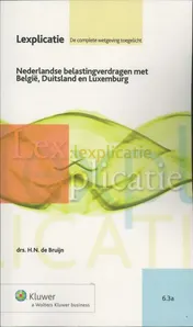Omslag van Nederlandse belastingverdragen met België, Duitsland en Luxemburg