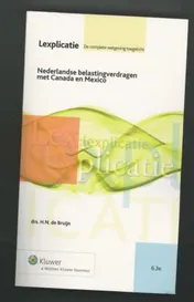Omslag van Nederlandse belastingverdragen met Canada en Mexico
