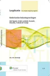 Omslag van Nederlandse belastingverdragen met Egypte, Israel, Jordanie, Koeweit, Marokko, Tunesie en Turkije