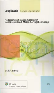 Omslag van Nederlandse belastingverdragen met Griekenland,Malta,Portugal, Spanje