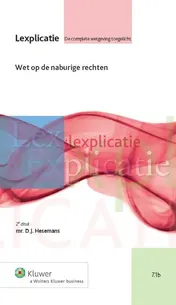 Omslag van Wet op de naburige rechten