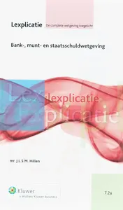 Omslag van Bank-, munt- en staatsschuldwetgeving