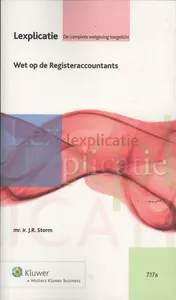 Omslag van Wet op de Registeraccountants