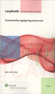 Omslag van Economische regelgeving zeevervoer