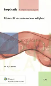 Omslag van Rijkswet onderzoeksraad voor veiligheid