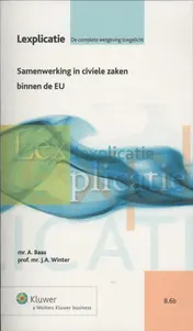 Omslag van Samenwerking in civiele zaken binnen de EU