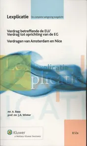 Omslag van Verdrag betreffende de EU/ Verdrag tot oprichting van de EG