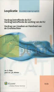 Omslag van Verdrag betreffende de EU/Verdrag betreffende de werking van de EU