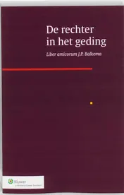 Omslag van De rechter in het geding