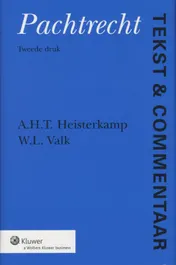 Omslag van Tekst & Commentaar: Nieuw Pachtrecht