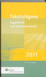 Omslag van Tekstuitgave Algemene Wet Bestuursrecht 2011