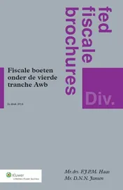 Omslag van Fiscale boeten onder de vierde tranche Awb
