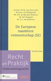 Omslag van De Europese naamloze vennootschap (SE)