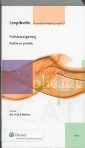 Omslag van Politiewetgeving
