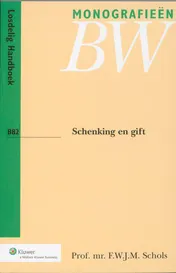 Omslag van Schenking en gift