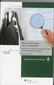 Omslag van Morren in de marge van de rechtspraak