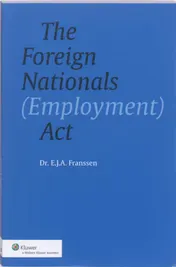 Omslag van The Foreign Nationals (Employment) Act