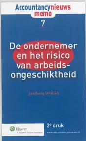 Omslag van De ondernemer en het risico van arbeidsongeschiktheid