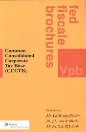 Omslag van Common consolidated corporate tax base (CCCTB)