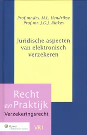 Omslag van Juridische aspecten van elektronisch verzekeren