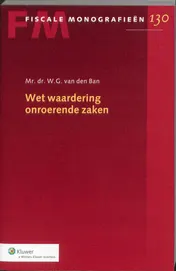 Omslag van Wet waardering onroerende zaken