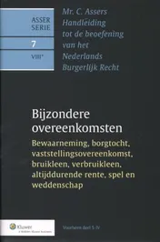 Omslag van Asser 7-VIII Verbruikleen, altijddurende rente, bruikleen, ....