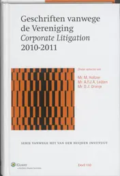 Omslag van Geschriften vanwege de Vereniging Corporate Litigation 2010-2011