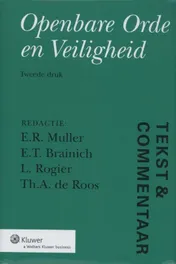 Omslag van Openbare orde en veiligheid