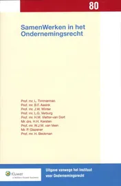 Omslag van SamenWerken in het ondernemingsrecht