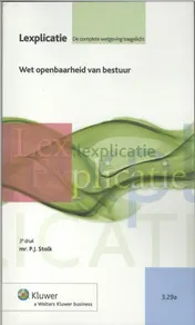 Omslag van Wet openbaarheid van bestuur