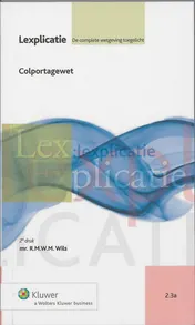 Omslag van Colportagewet