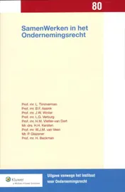 Omslag van SamenWerken in het ondernemingsrecht