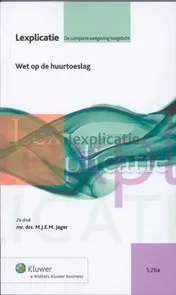 Omslag van Wet op de huurtoeslag