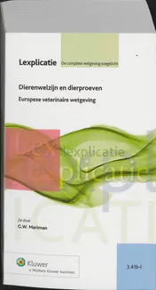 Omslag van Dierenwelzijn en dierproeven