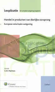 Omslag van Handel in producten van dierlijke oorsprong