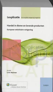 Omslag van Europese veterinaire wetgeving