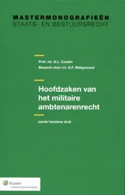 Omslag van Hoofdzaken van het militaire ambtenarenrecht